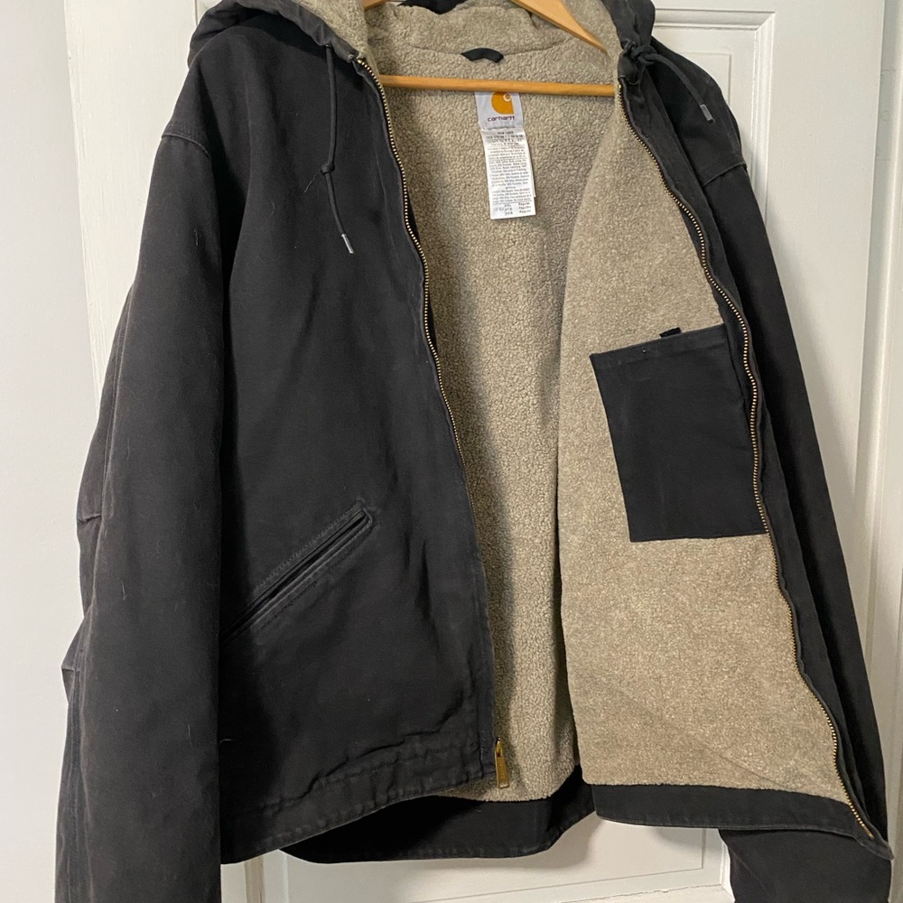 Black Hooded Men's Jacket